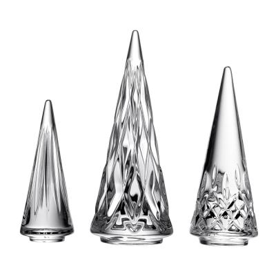 Waterford Lismore Crystal Ornament 3 Piece | Standing Tree