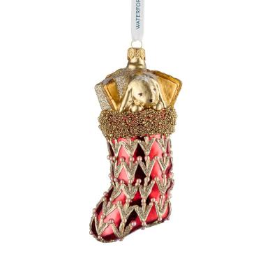 Waterford Holiday Heirlooms Ornament | Red Stocking