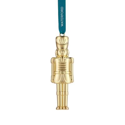Waterford Golden Metal Ornament | Nutcracker