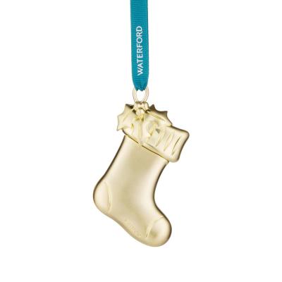 Waterford Golden Metal Ornament | Stocking