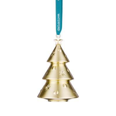 Waterford Golden Metal Ornament | Tree