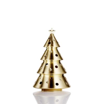 Waterford Golden Metal Ornament | Standing Tree
