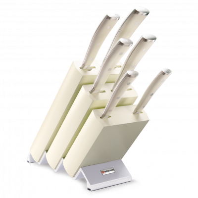 Wusthof Classic Ikon Creme Knife Block Set | 7 Piece