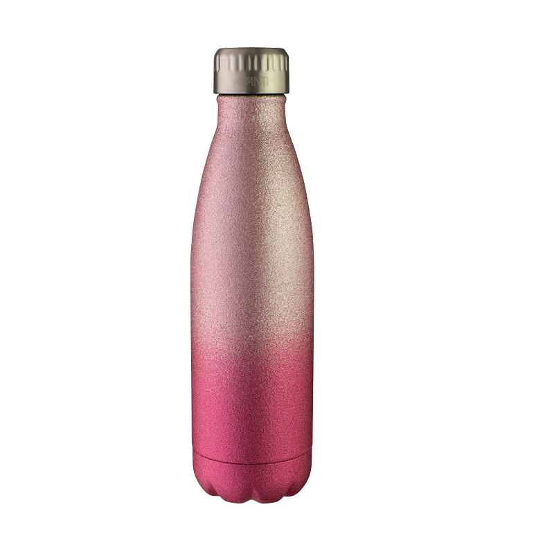 Avanti  Fluid Twin Wall Vacuum Bottle 500ml - Glitter Blush/Pink