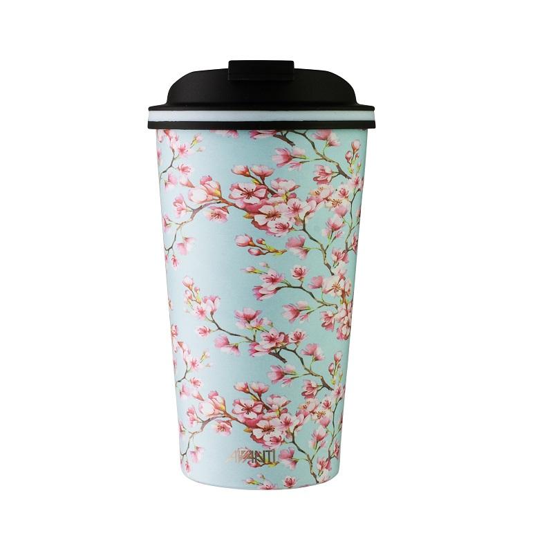 Avanti Go Cup Stainless Steel 410ml - Blossom