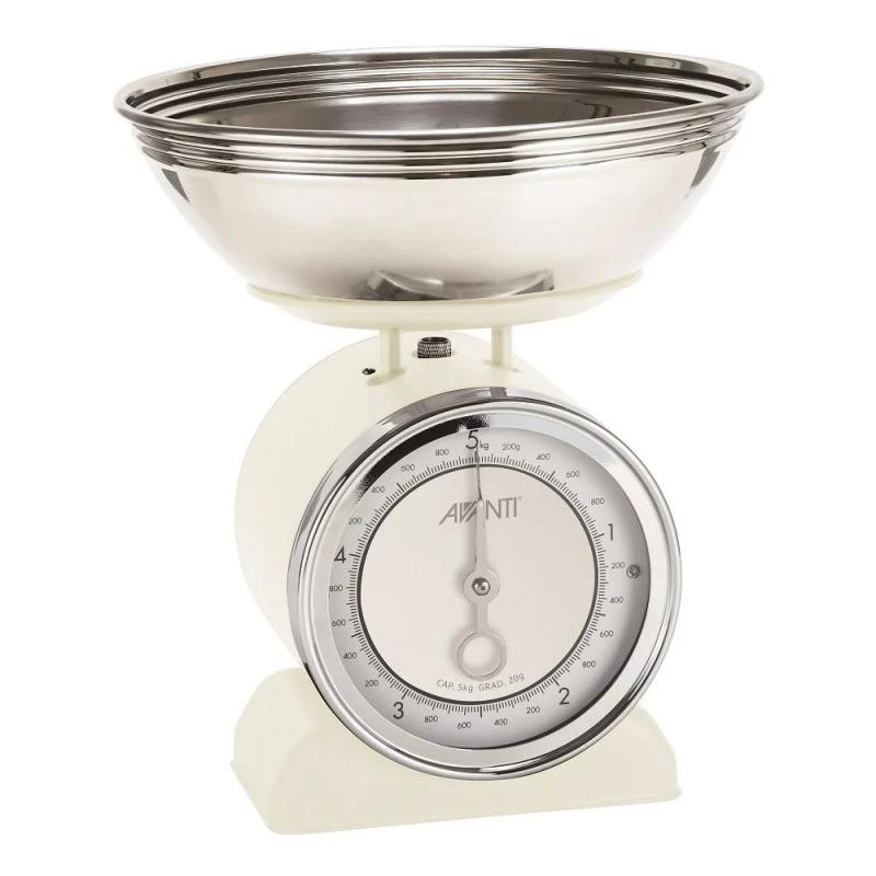 Avanti Vintage Mechanical Kitchen Scales Ecru | 5kg