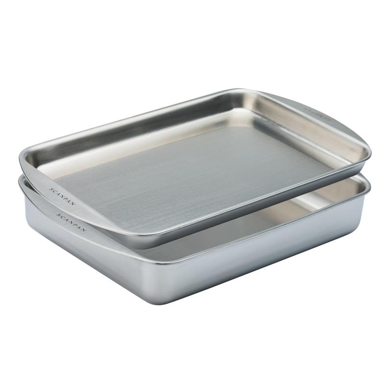 Scanpan Elektra Premium 5-Ply Stainless Steel Roaster Set | 2 Piece