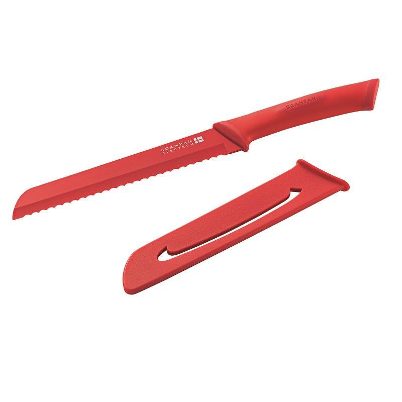 Scanpan Spectrum Red Bread Knife 18cm