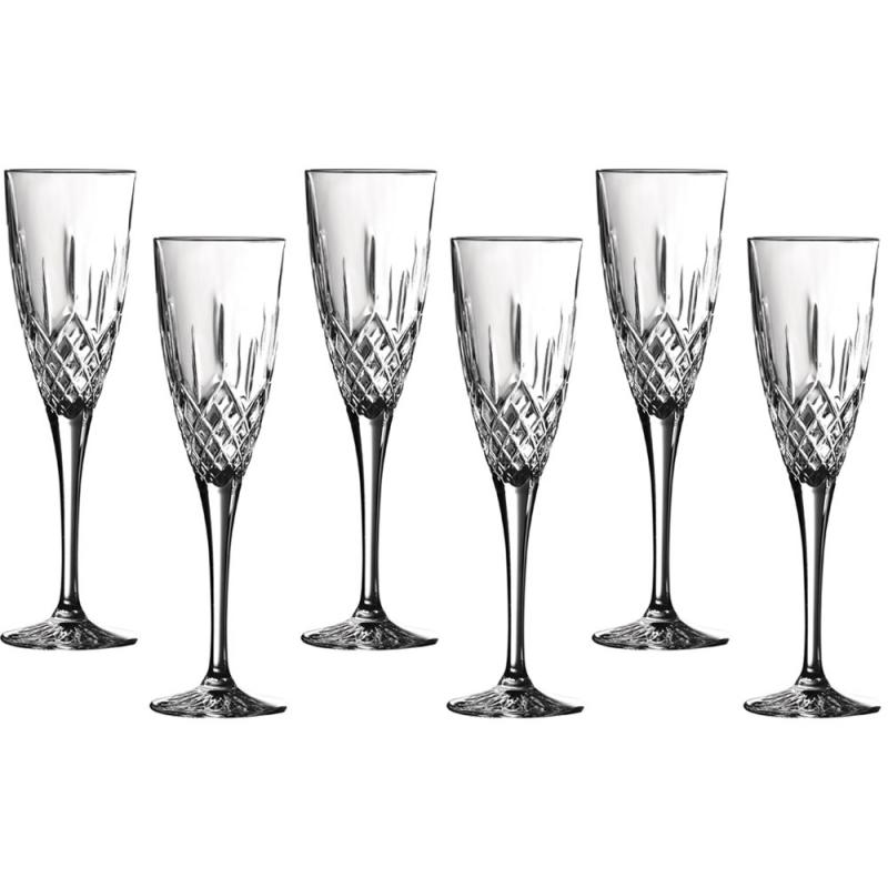 Royal Doulton Earlswood Crystalline Champagne Flute 150ml | Set of 6 Glasses