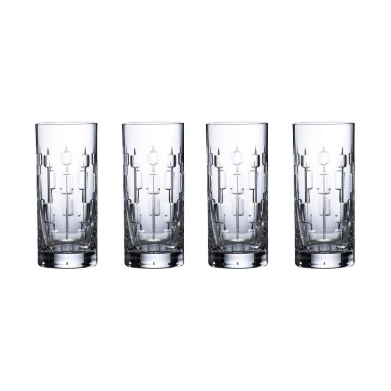 Royal Doulton Abacus Nouveau Highball | Set of 4
