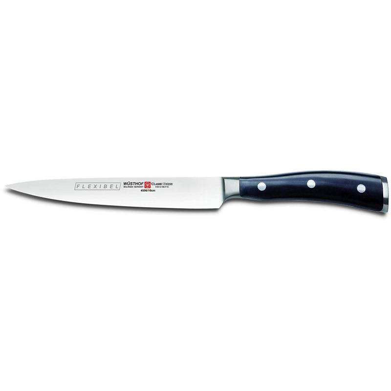 Wusthof Classic Ikon Black Fillet Knife 16cm