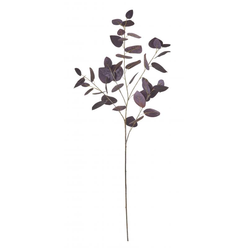 Rogue Eucalyptus Leaf Spray Burgundy 92cm