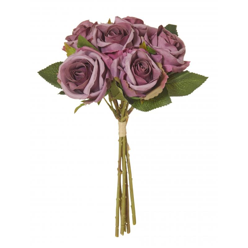 Rogue Rose Bouquet Mauve 27cm