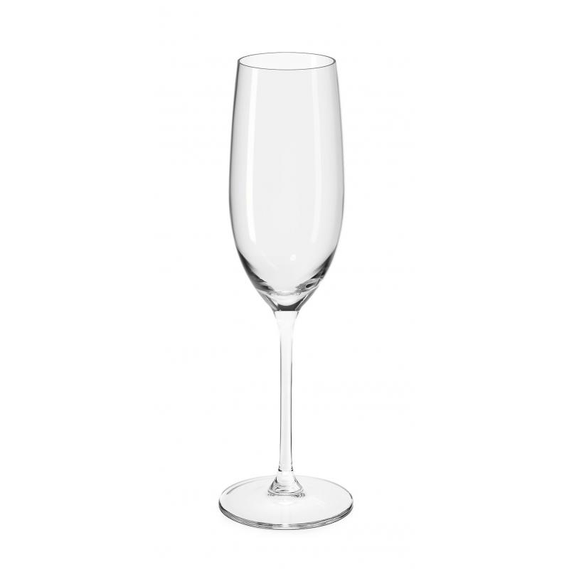 Royal Leerdam Fim Flute Glass Set of 6 Clear| 7x7x23cm/210ml