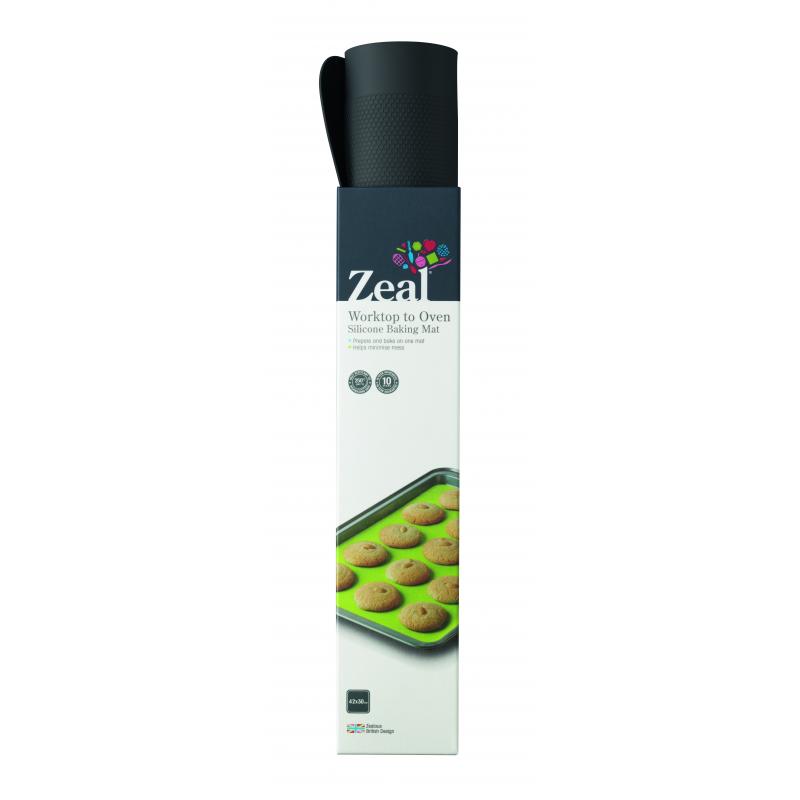 Zeal Silicone Baking Mat Charcoal | 42x29x0.2cm