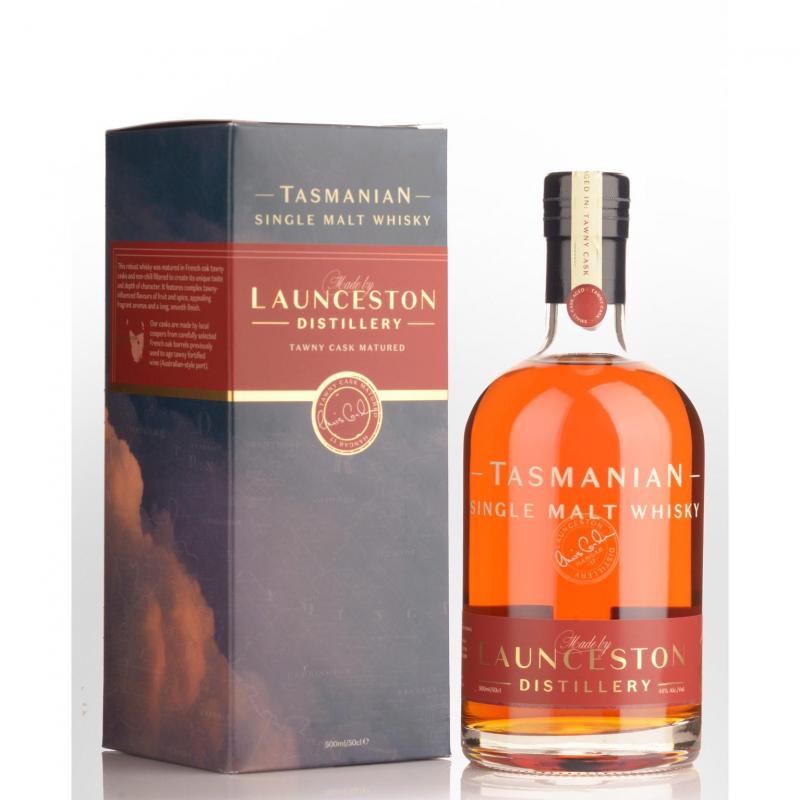 Launceston Distillery Tasmanian Single Malt Whisky Tawny Cask 46% 500ml