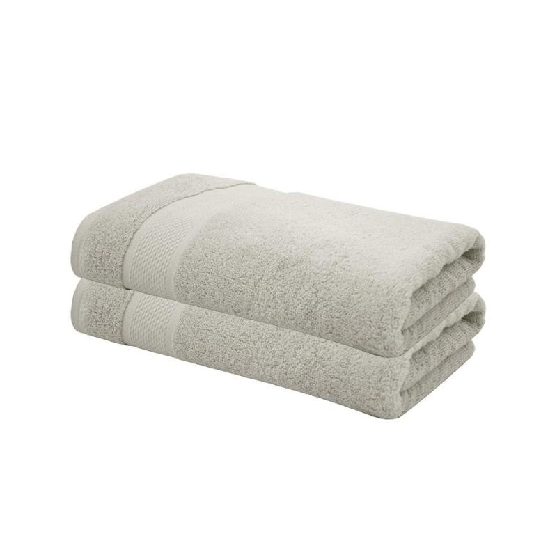 Bambury Adana 2 Pack Bath Towel | Moonbeam