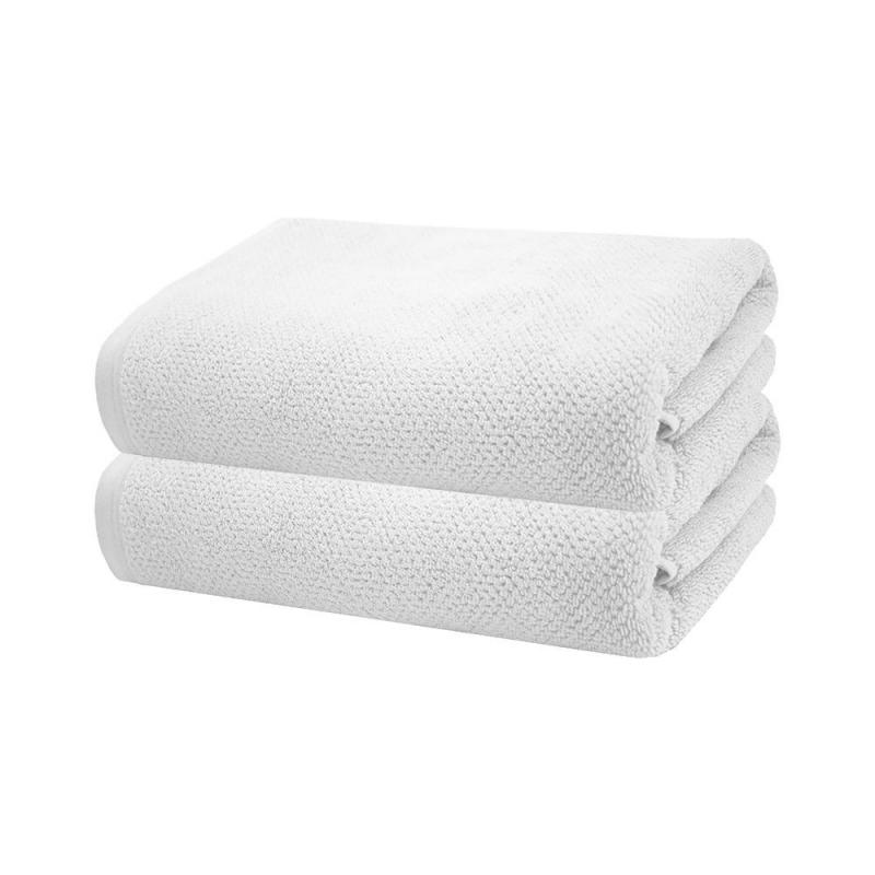 Bambury Angove 2pack Bath Sheet 80x160cm | White