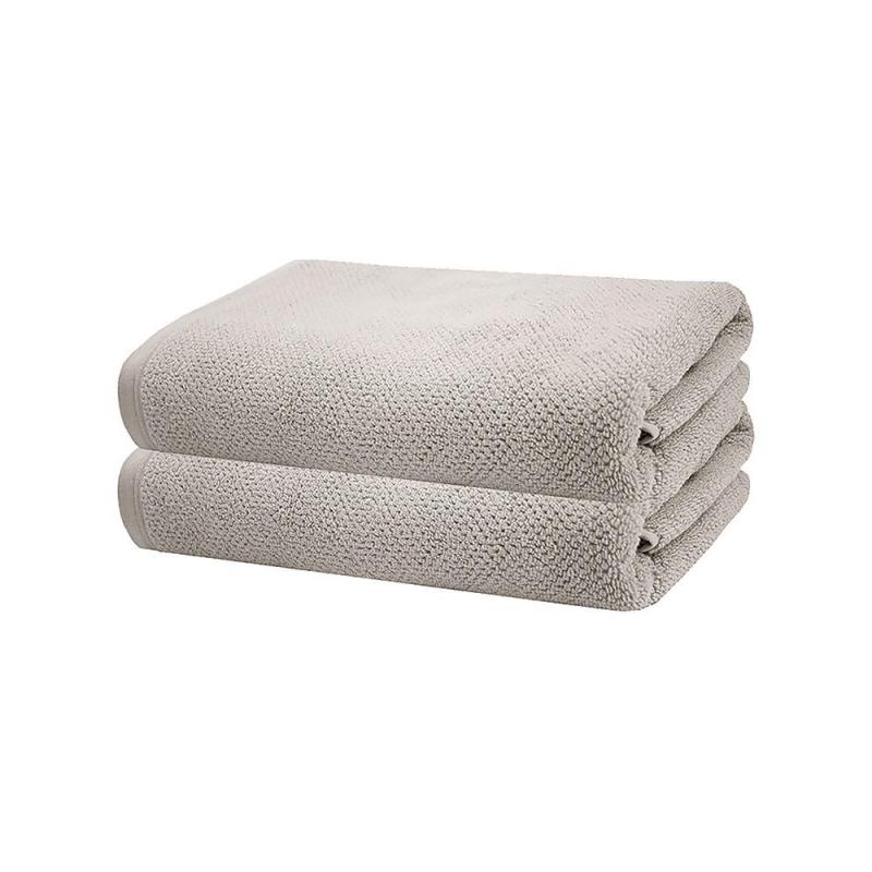 Bambury Angove 2 Pack Bath Towel 70x140cm | Pebble