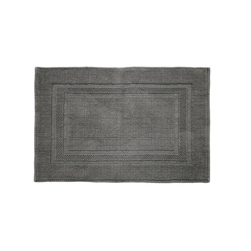 Bambury Cotton Deluxe Bath Mat 50x80cm | Pewter
