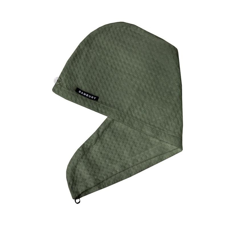 Bambury Matrix Microfibre Hair Wrap | Moss