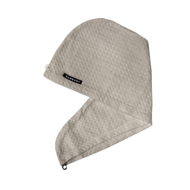 Bambury Matrix Microfibre Hair Wrap | Stone