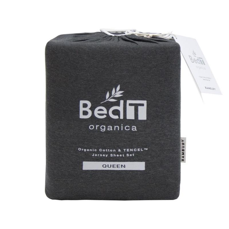 Bambury BedT Organica Sheet Set | Single | Charcoal