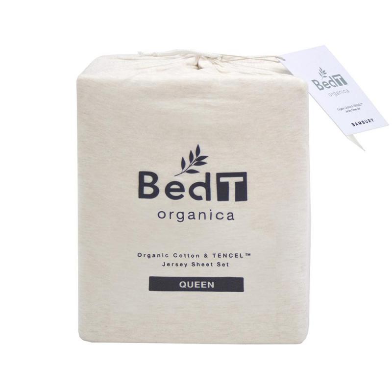 Bambury BedT Organica Sheet Set | King | Stone