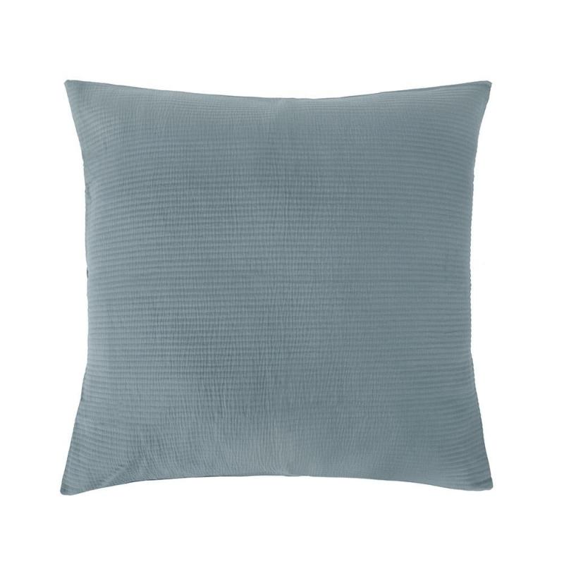 Bambury Grace Euro Pillowcase 65x65cm | Steel Blue