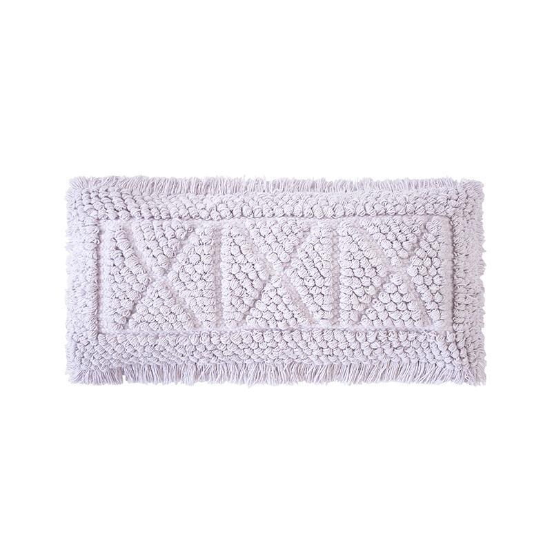 Bambury Asscher Cushion 30 x 60cm | Lilac