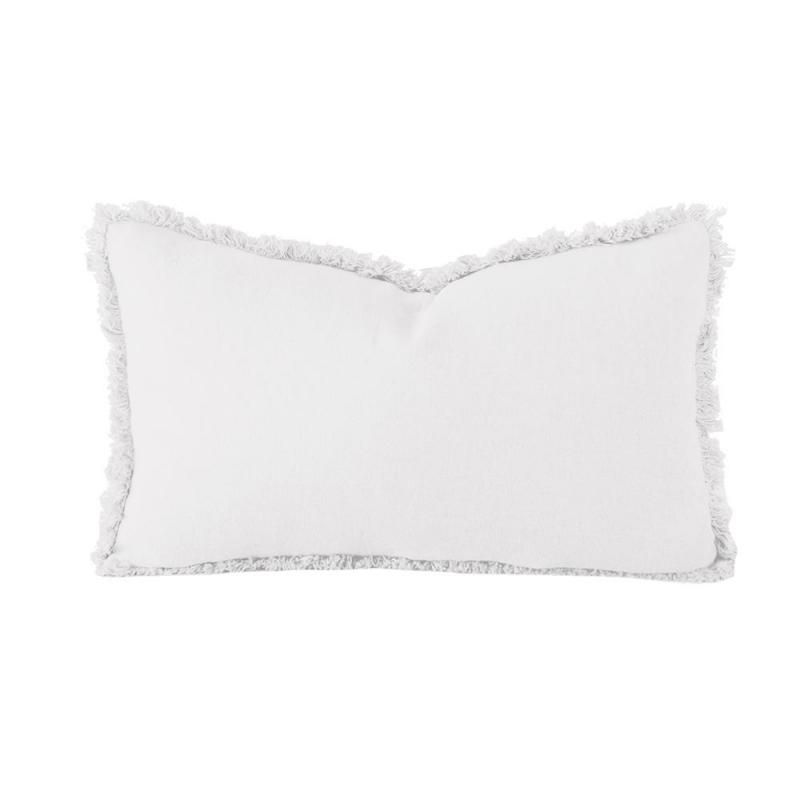 Bambury Linen Cushion 30x60cm Ivory