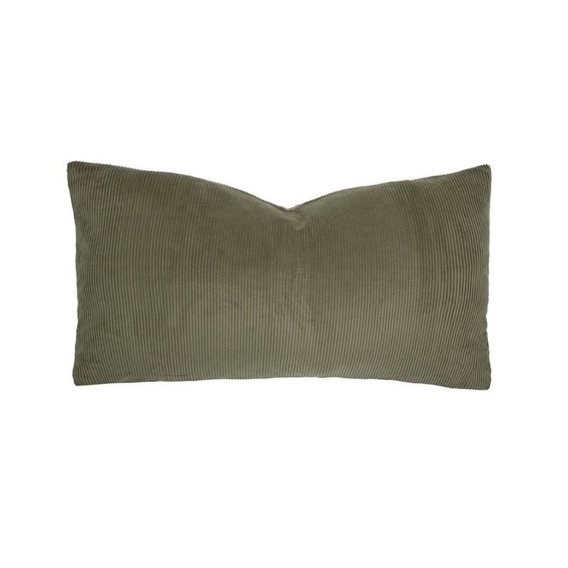 Bambury Sloane Cushion 30x60cm | Olive