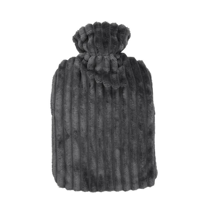 Bambury Channel Hot Water Bottle 2L | Charcoal