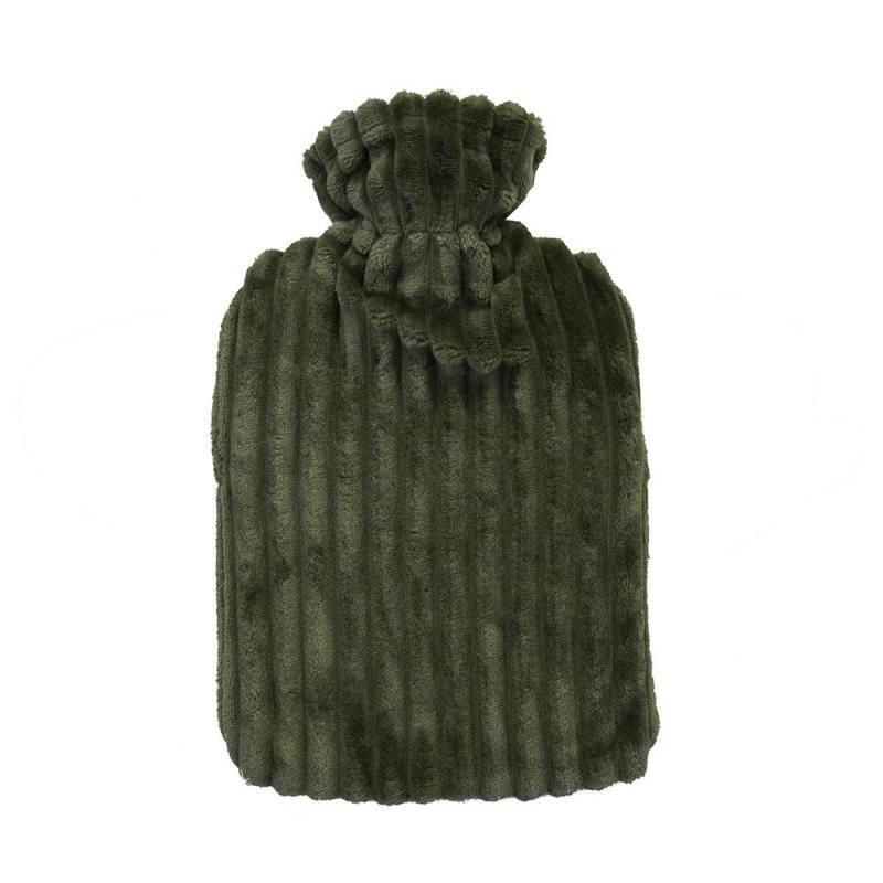 Bambury Channel Hot Water Bottle 2L | Olive