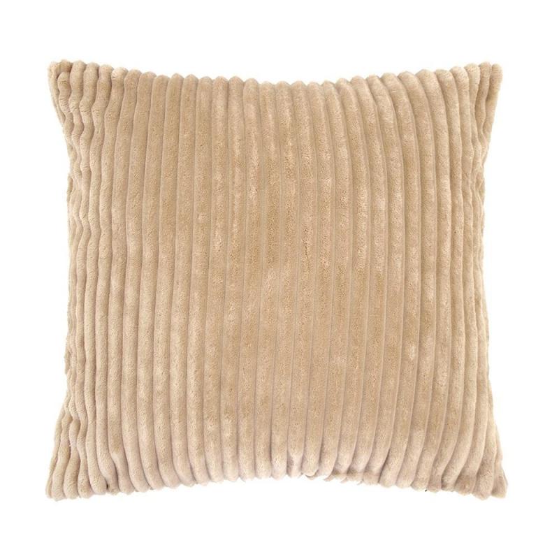 Bambury Channel Cushion Filled 50x50cm | Shell