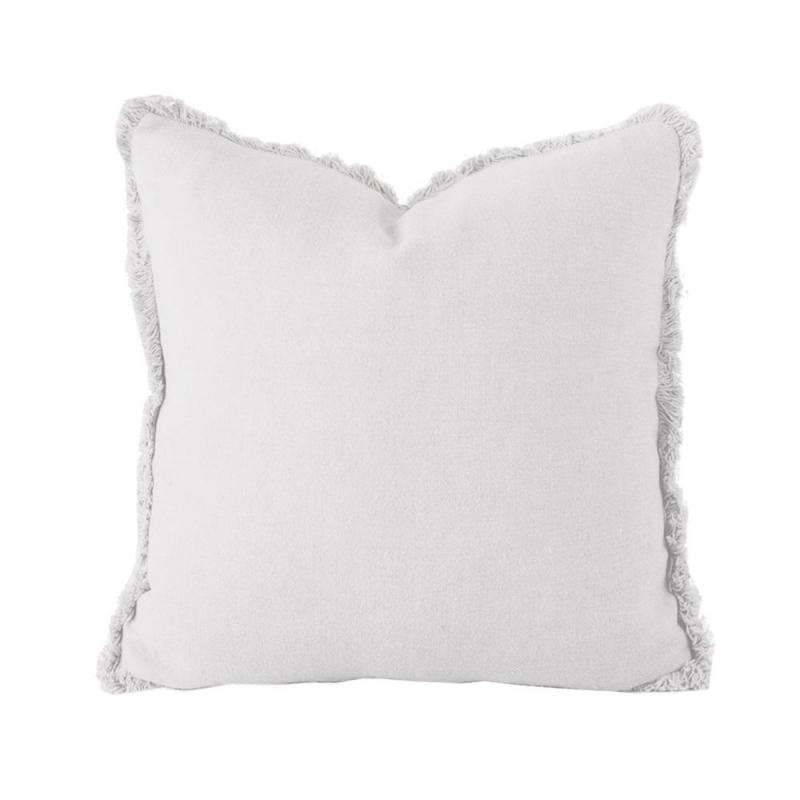 Bambury Linen Cushion 50x50cm Silver