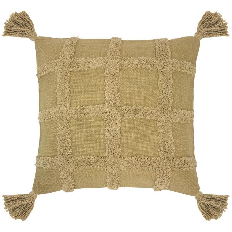 Bambury Percy Cushion 45 x 45cm | Flax