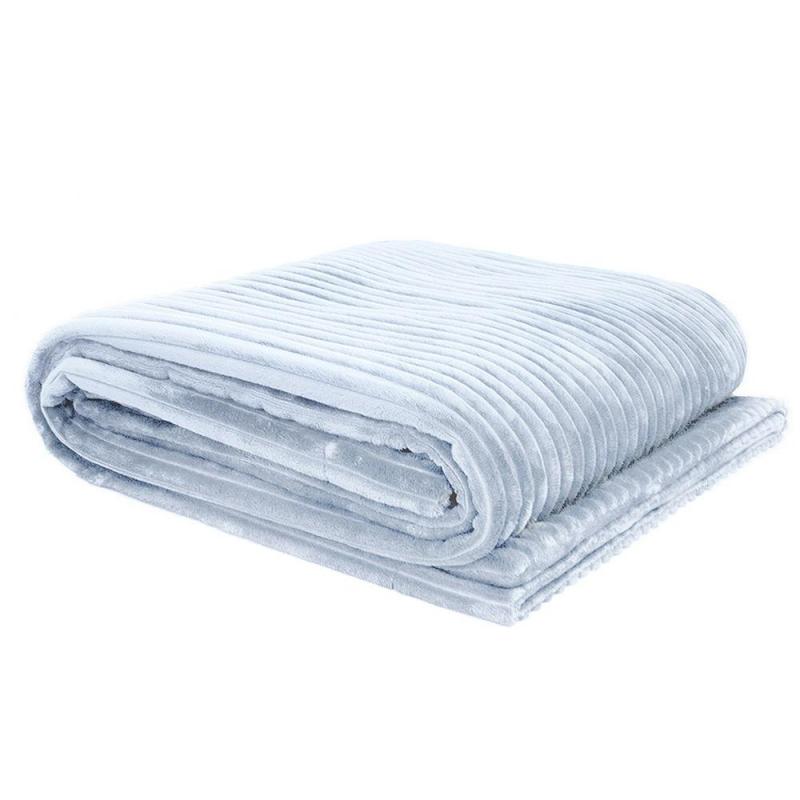Bambury Channel Throw 130x150cm | Sky