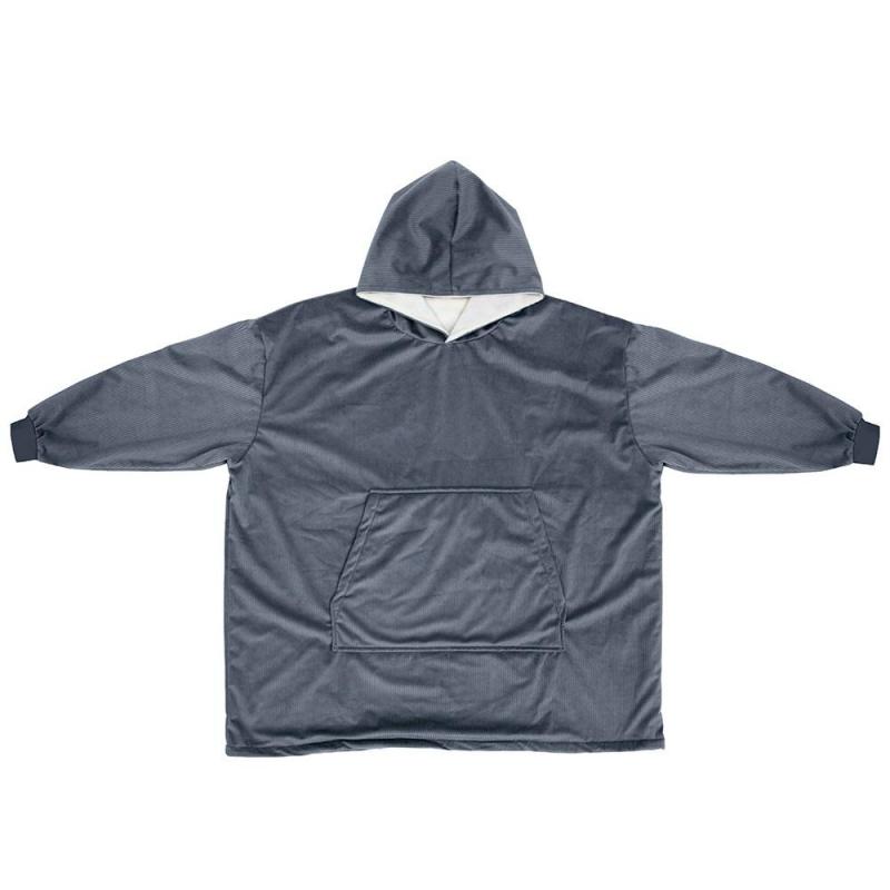 Bambury Cordy Blanket Hoodie | Blue
