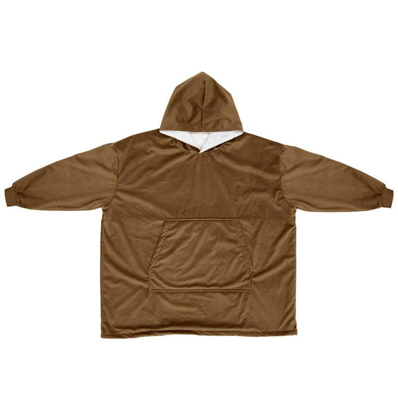 Bambury Cordy Blanket Hoodie | Fawn