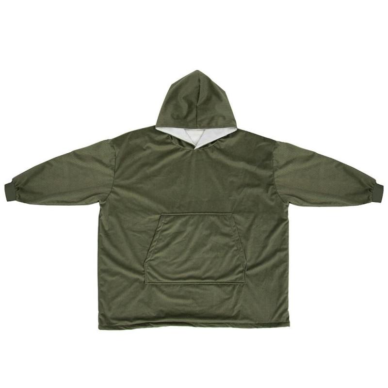Bambury Cordy Blanket Hoodie | Olive