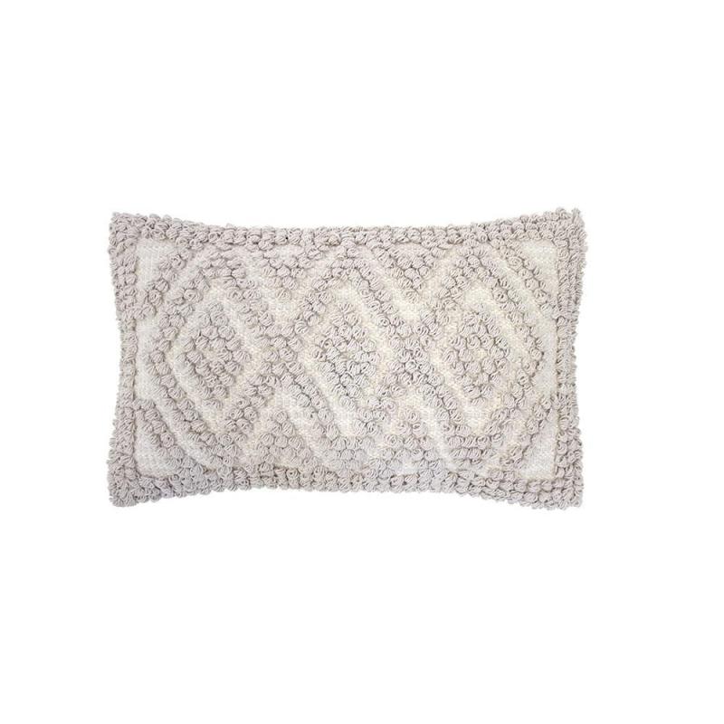 Bambury Emmeline Rectangle Cushion 30x50cm |  Pebble
