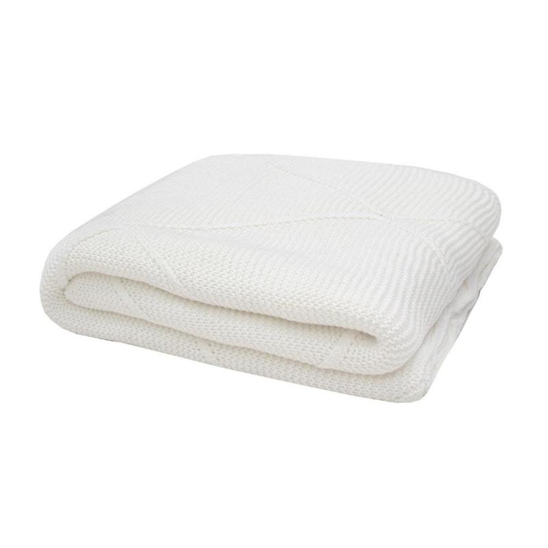 Bambury Freya Throw | Ivory