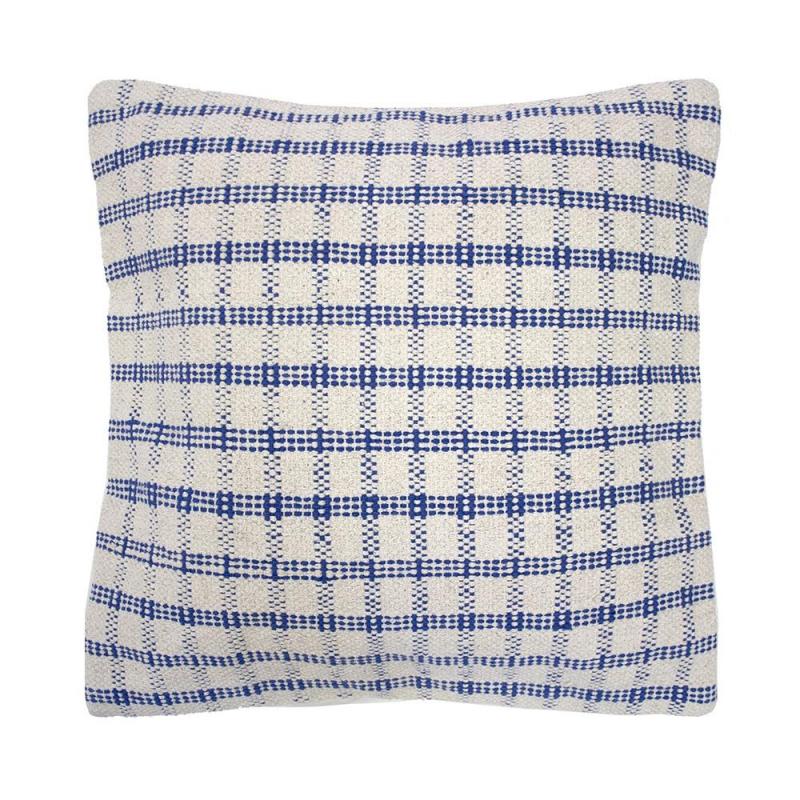 Bambury Merle Square Cushion 50x50cm | Azure