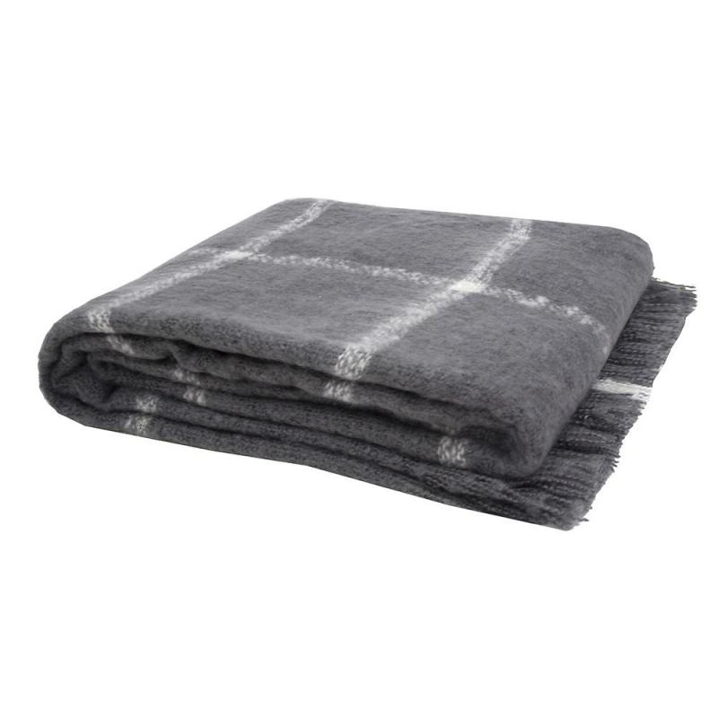 Bambury Rigby Throw 130x200cm | Charcoal