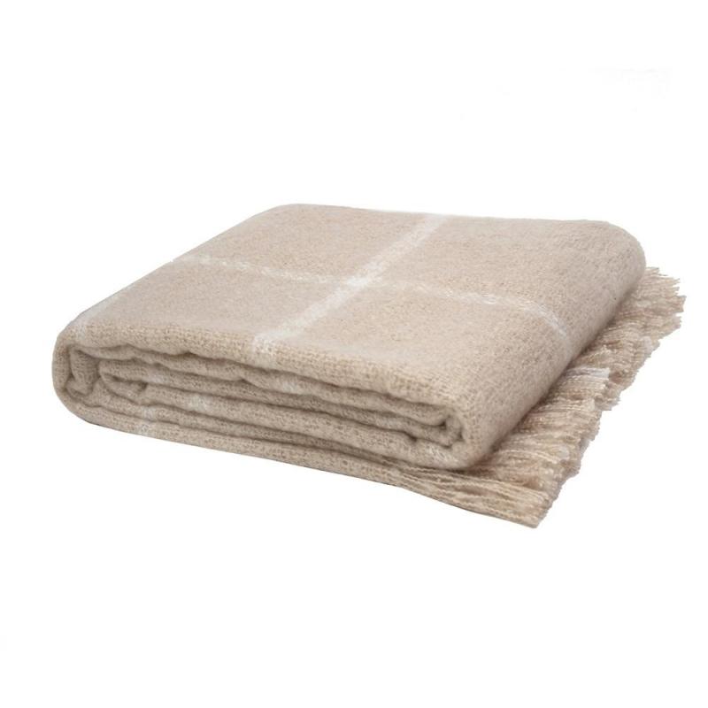 Bambury Rigby Throw 130x200cm | Latte