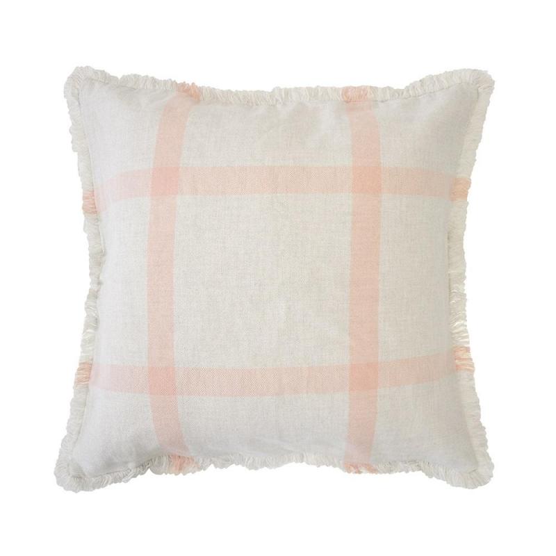Bambury Stewart Square Cushion 50x50cm | Papaya
