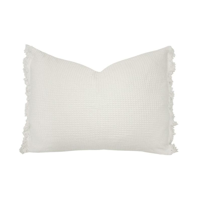 Bambury Wanda Rectangle Cushion 40x60cm | Stone