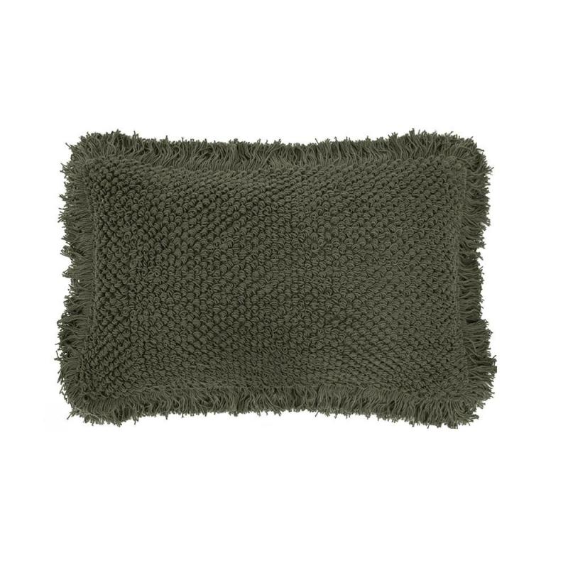 Bambury Watson Rectangle Cushion 30x50cm | Olive