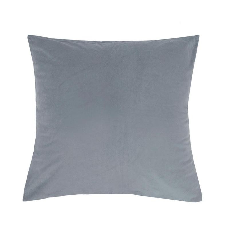 Bambury Euro Pillowcase Velvet 65x65cm | Steel Blue